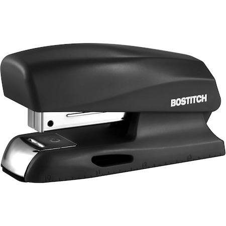 Bostitch Stapler, 20-Sheet, Half Strip, Black BOSB150BLK